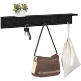 Vješalica za kapute na zidu Crni hrast 80 x 10,5 x 10,5 cm | shoptok.hr
