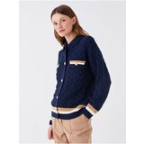 LC Waikiki Women's Shirt Collar Patterned Long Sleeve Knitwear Cardigan Cijene