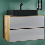 MID.YOU Kombiniran Umivalnik Lendas S, Medeni Hrast, Bela | Shoptok.si