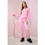 Kesi Women's cotton set with a decorative heart candy pink | Shoptok.si