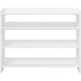 vidaXL Regal za čevlje bel 80x25x62 cm inženirski les | Shoptok.si