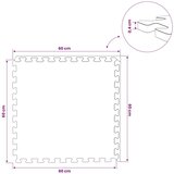  Podloga za bazen 24 kom. Siva 8 64 m² EVA pjenasti materijal - Siva 24 0 4 cm | shoptok.hr