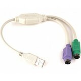 Fast Asia adapter USB (M) - 2xPS/2 za miša i tastaturu (F) beli Cene