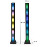Nedis GALDP110BK - SET 2x LED RGB Punjiva stona lampa LED/250 mAh | Eponuda.com