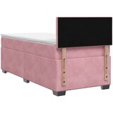  Boxspring krevet s madracem Ružičasta 80 x 200 cm Baršun | shoptok.hr