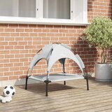  Krevet za psa Srebrno Siva 63 x 49,5 x 60 cm Čelik | shoptok.hr