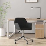  Okretna uredska stolica od tkanine crna | shoptok.hr