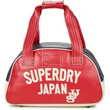 Superdry RETRO ALUMNI BOWLING BAG Crvena Cijene