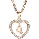 IZMAEL Ogrlica Črka - Q / Zlata | Shoptok.si