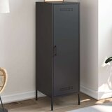 vidaXL Visoka komoda crna 36 x 39 x 113 cm čelična | shoptok.hr