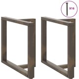  Noge za blagovaonski stol X-oblika 2 kom 100x35x(72-73)cm čelik | shoptok.hr