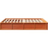  Krevetna konstrukcija Voštano smeđa 140 x 190 cm Masivno drvo | shoptok.hr