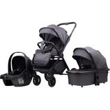 alvi kolica za bebe 3U1 - gray