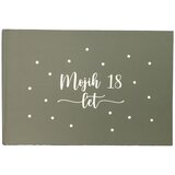 The Memo Book Spominska knjiga Mojih 18 let - ZELENA/zlata | Shoptok.si