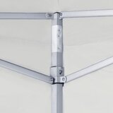  Sklopivi šator za zabave s 2 bočna zida 3 x 3 m čelični bijeli | shoptok.hr
