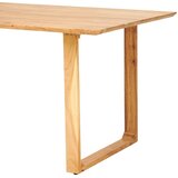 MID.YOU JEDILNA MIZA, v celoti masivno akacija barve akacije | Shoptok.si