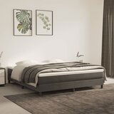 vidaXL Madrac s oprugama tamnosivi 160x210x20 cm baršunasti | shoptok.hr
