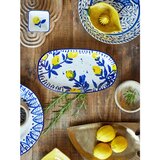 Bloomingville Bel/moder servirni krožnik iz kamenine Maxima – | Shoptok.si