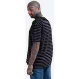Wood Wood Bombažna kratka majica Ace T-shirt črna barva | Shoptok.si