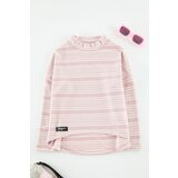 Trendyol Pink Girl Plain Knit T-Shirt cene