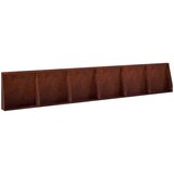  Zid za zadržavanje 6 kom. 40 x 12 x 50 cm Otporni čelik Rđa | shoptok.hr