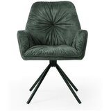 Livetastic Naslanjač Vintage, Temno Zelena, Vrtljiv | Shoptok.si