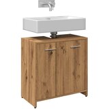 vidaXL Ormarić za umivaonik smeđa boja hrasta 60x33x60 cm drveni cijene