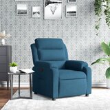 vidaXL Naslanjač moder žamet | Shoptok.si
