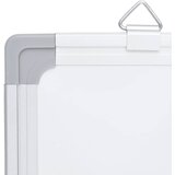  Magnetna bijela ploča sklopiva 150 x 100 x 1,7 cm aluminijska | shoptok.hr