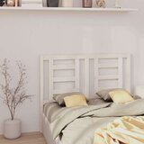  Uzglavlje za krevet bijelo 146 x 4 x 100 cm od masivne borovine | shoptok.hr