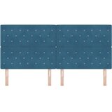  Uzglavlje Tamno plava 200 cm Baršun | shoptok.hr
