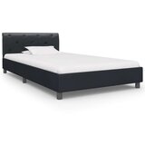  Posteljni okvir črno umetno usnje 100x200 cm | Shoptok.si