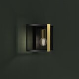  Zidna lampa KAGA 1xE27/60W/230V crna/zlatna | Eponuda.com