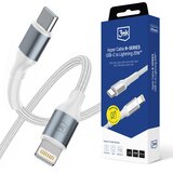 3mk HYPER KABEL N-SERIJE C DO LIGHTNING 1M PD 3.0 20W HITRO POLNJENJE, (5000259830) | Shoptok.si