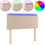  Posteljno vzglavje kapučino 100x5x78/88 cm umetno usnje, (20736454) | Shoptok.si