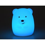  Silikonska LED noćna lampa medvjedić s daljinskim upravljačem, 9 boja | shoptok.hr