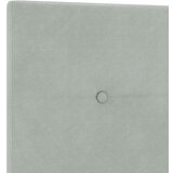  Naslon za glavo Svetlo siva Tkanina 200 cm dolžine Minimalističen, (22053963) | Shoptok.si