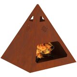  Kamin Smeđa 50 x 50 x 51 cm Čelik otporan na vremenske uvjete | shoptok.hr