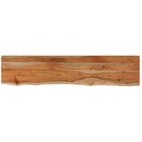 Maison Chic Stenska polica - Viseča Polica 90x20x2,5 cm pravokotna akacija naraven rob, (21793610) | Shoptok.si