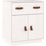 Maison Chic Komoda - Predalnik bela 65,5x40x75 cm trdna borovina, (21716135) Cene