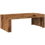 MAISON CHIC Klubska mizica - kavna mizica - Nizka mizica starinski les 102x50x35 cm inženirski les, (21752682)