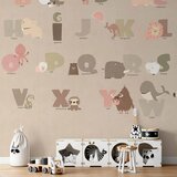  Foto tapeta - A Beige Alphabet 500x350 Vodootporna | shoptok.hr