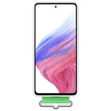 Samsung galaxy A53 5G silikonski ovitek s paščkom, bel | Shoptok.si