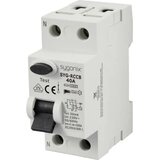 sygonix SY-6438016 SYG-RCCB 1P+N/A40/10kA/30mA kvar struje-sigurnosni prekidač A 2-polni 40 A 0.03 A 230 V/AC | Eponuda.ba