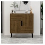 Hanah home višenamenski ormar darien walnut black wood Cene