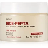 Rice + Pepta Collagen Glow Bouncy Cream posvetlitvena krema za obraz z vlažilnim učinkom 50 ml