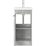  Kupaonski umivaonik s sudoperom Betonska siva 42 x 40 x 84,5 cm | shoptok.hr