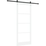  Drsna vrata Bela 93 x 232 cm Les in kovina, (5000122010) | Shoptok.si