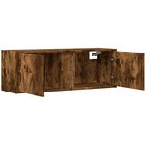 vidaXL Stenska TV omarica z LED lučkami dimljeni hrast 100x31x35 cm | Shoptok.si