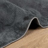 vidaXL Preproga OVIEDO s kratkimi vlakni antracitna 200x200 cm | Shoptok.si